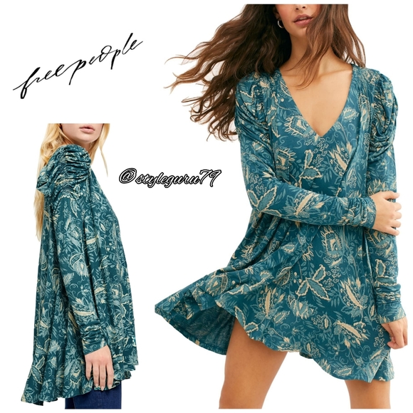 Free People Dresses & Skirts - NWT, Free People, Hello Lover Mini Tunic Dress